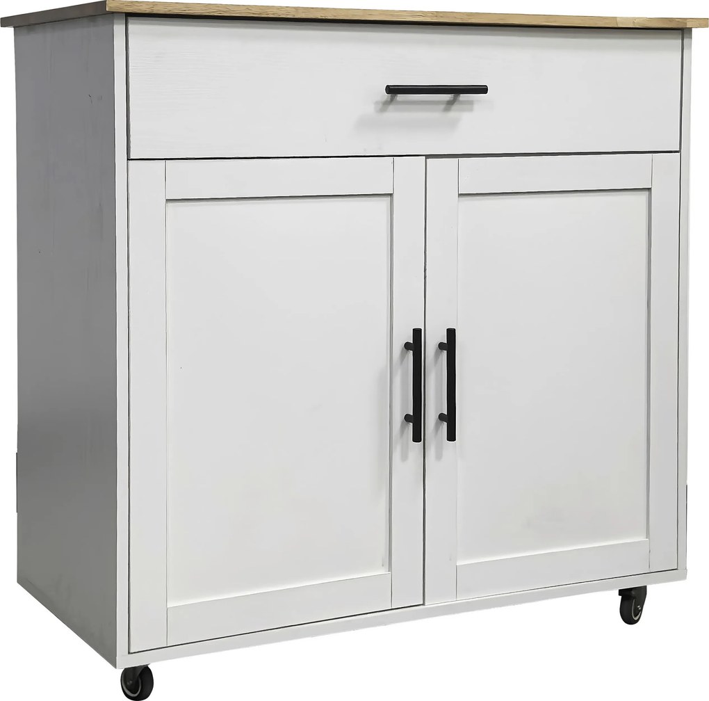 XXXLutz SERVÍROVACÍ VOZÍK, biela, 90/88/47 cm MID.YOU - Barový nábytok - 001713014801