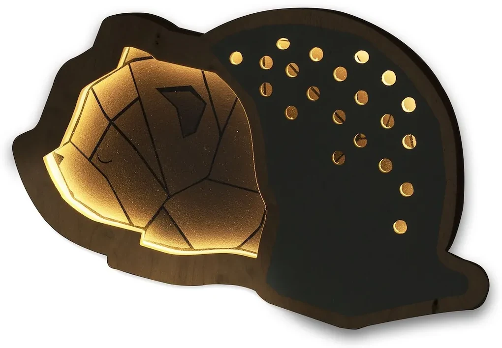 Detské nástenné LED svietidlo Bear, 1x LED w, 3000k, br/bl