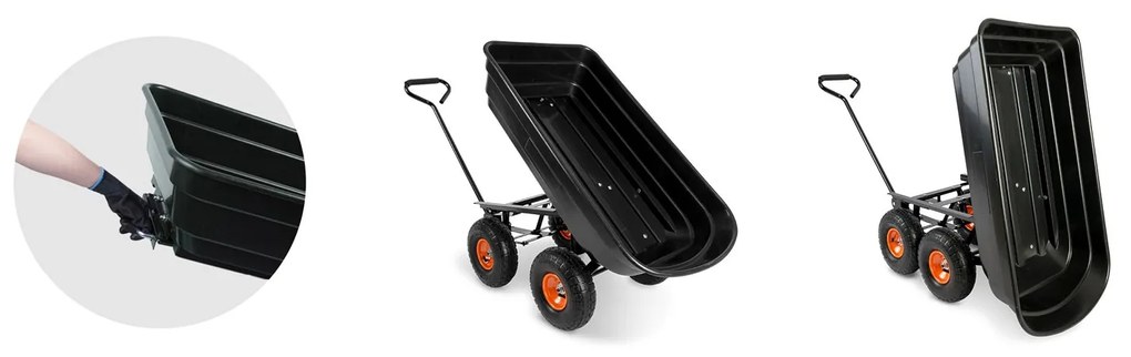 Záhradný vozík sklápač 75L Humberg 4872