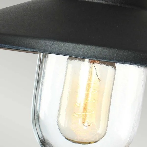 Elstead KLAMPENBORG-BK- Vonkajšie svietidlo KLAMPENBORG 1xE27/60W/230V IP44 čierne