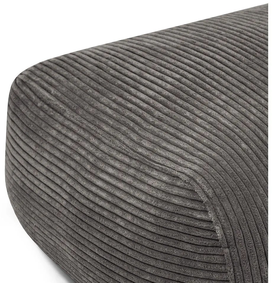 Modrý menčestrový sedací vak Snug 130 – SLOWDOWN