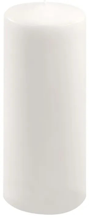 Sada stĺpových sviečok, 25 cm, Ø10 cm, biela, 2 ks