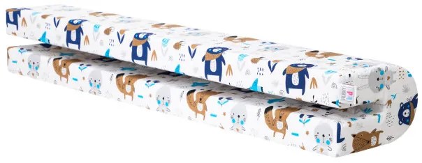 Chránič na detskú postieľku medveď a líška, 70 cm