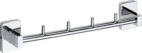 Bemeta Design NIKI: Vešiak, 260 mm, so 4 háčikmi - 153105112