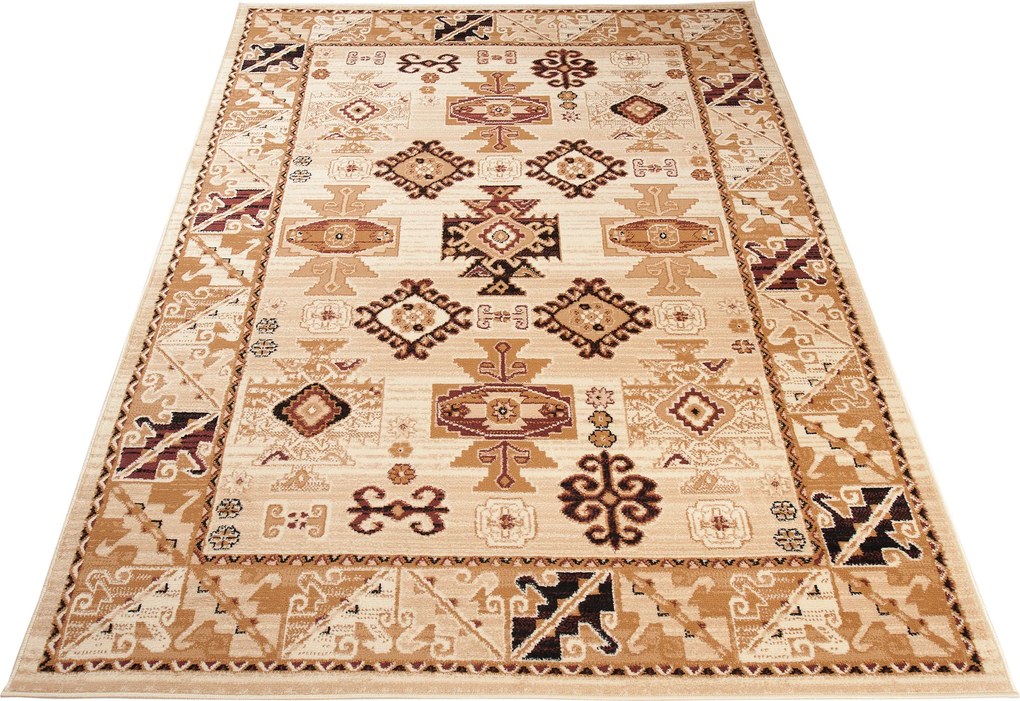 TA Koberec C645A CREAM EUFRAT BGX Krémový Obdĺžnikový Rozmer: 120x170 cm