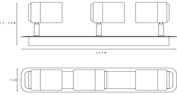 Lucide 26958/15/30 - LED Stm. kúp. bodové svietidlo LENNERT 3xGU10/5W/230V IP44