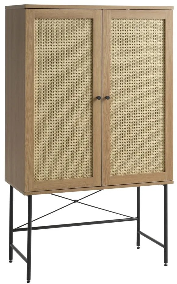 Skrinka v dekore duba v prírodnej farbe 80x135 cm Pensacola – Unique Furniture