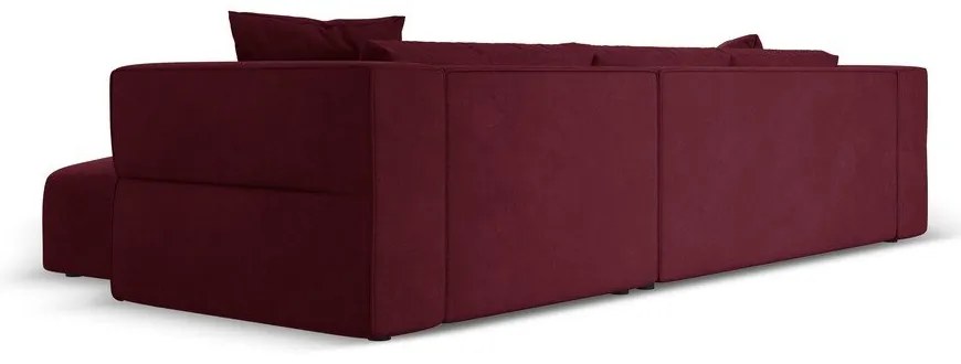 Vínovočervená rohová pohovka, pravý roh Esther - Milo Casa