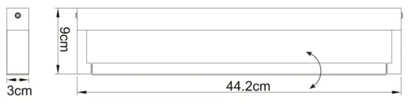 Globo 41498B - LED Kúpeľňové nástenné svietidlo SUSI LED/12W/230V IP44