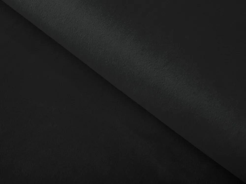 Biante Veľký zamatový oválny obrus Velvet Premium SVP-014 Čiernozelený 160x220 cm