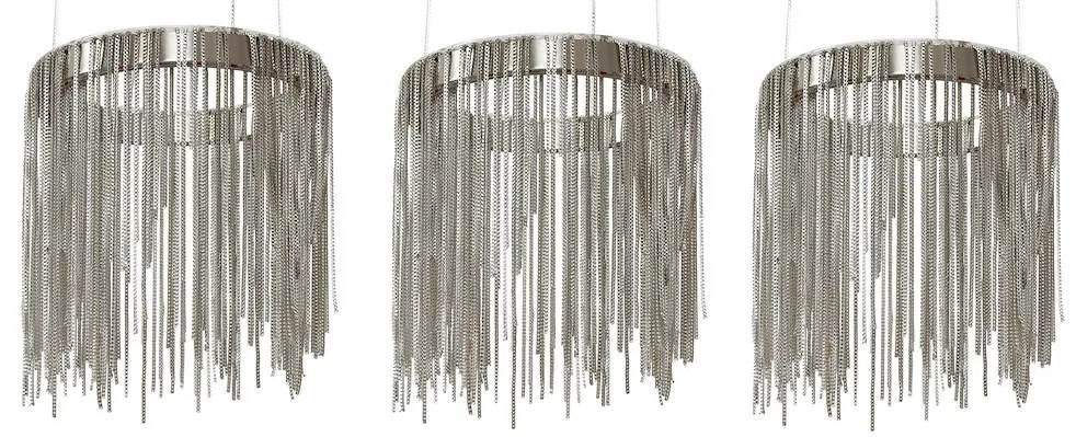 Závesné LED svietidlo Cascata, 1x LED 54w, 3000k, ch