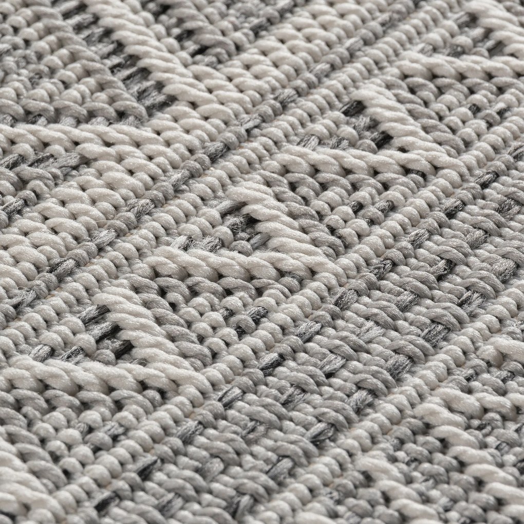 Ayyildiz, Kusový koberec Desert 1303 grey - na von aj na doma, 200x290, šedá, chodba / predsieň