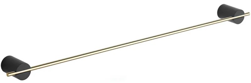 Mexen príslušenstvo, Aron držiak na uterák, čierna/zlatá, 7088124-57