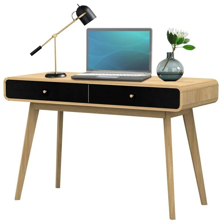 Pracovný stôl v dekore duba 50x120 cm Cassie - Støraa