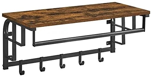 Nástenný vešiak, industriálny, 27x66x30cm