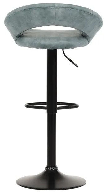 Autronic BONTEC Barová stolička, modrá, látka, AUB-822 BLUE4 Farba: Modrá