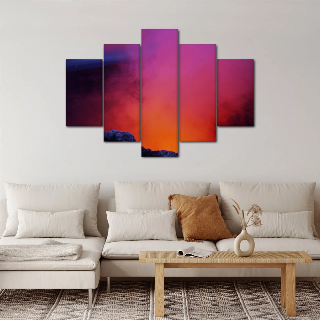 Obraz - sopka (150x105 cm)