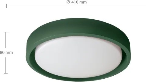 Brilagi - stmievateľné LED svietidlo MATTEO LED/48W/230V 3000–6500 K, priemer 41 cm, zelené, vrátane diaľkového ovládania