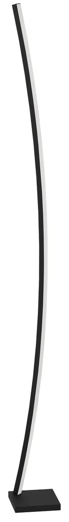 EGLO LED stojacia dizajnová lampa PICACHA, 25,7 W, teplá biela, čierna