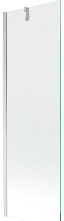 Mexen Next, 1-krídlová vaňová zástena 60 x 150 cm, 6mm číre sklo, oceľová, 895-060-000-00-00-97