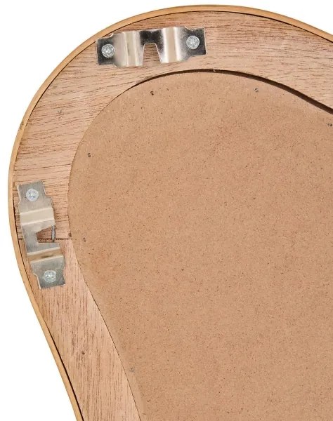 Atmosphera - Nástenné zrkadlo MAGGIE 100x70 cm s ratanovým rámom