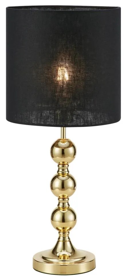 Markslöjd 108574 - Stolná lampa OCTO 1xE27/40W/230V čierna/zlatá