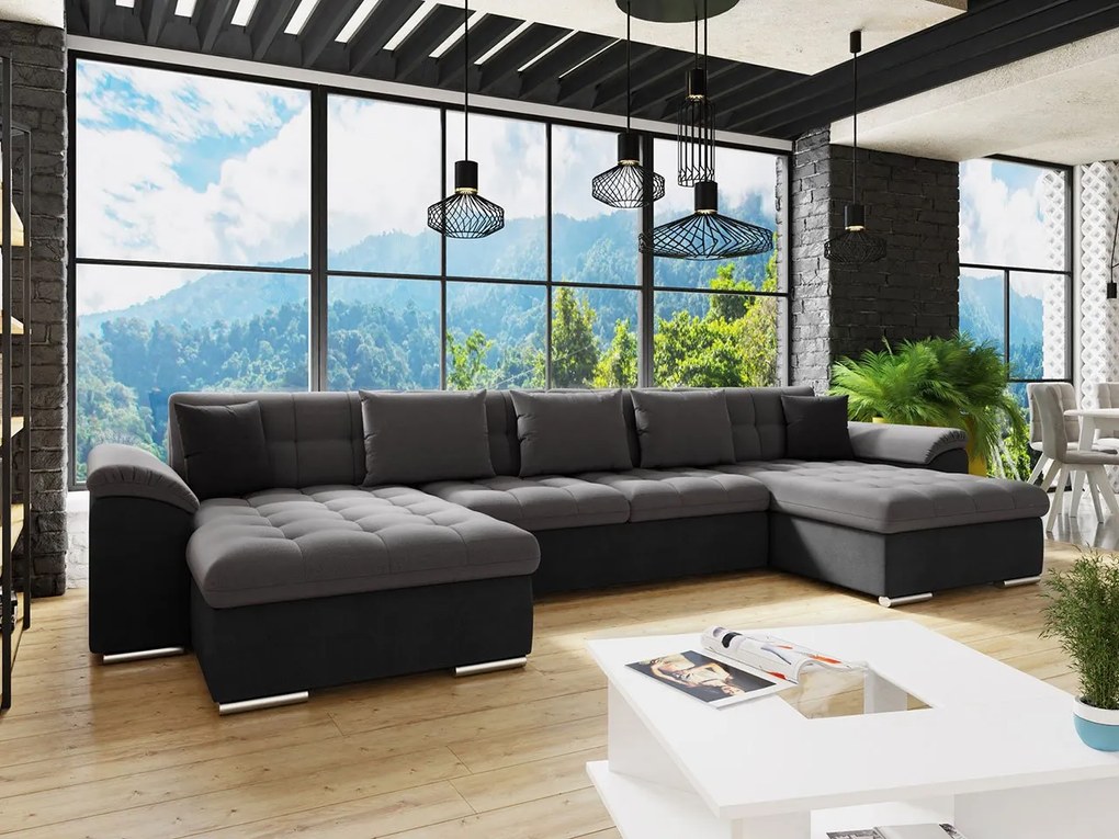 Rohová sedacia súprava Wicenza, Dostupné poťahy: ekokoža Soft 011 + Lux 06