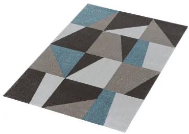Koberce Breno Kusový koberec EFOR 3716 Blue, modrá, viacfarebná,240 x 340 cm