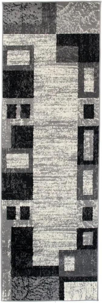 Kusový koberec PP Lemka sivý atyp, Velikosti 100x200cm