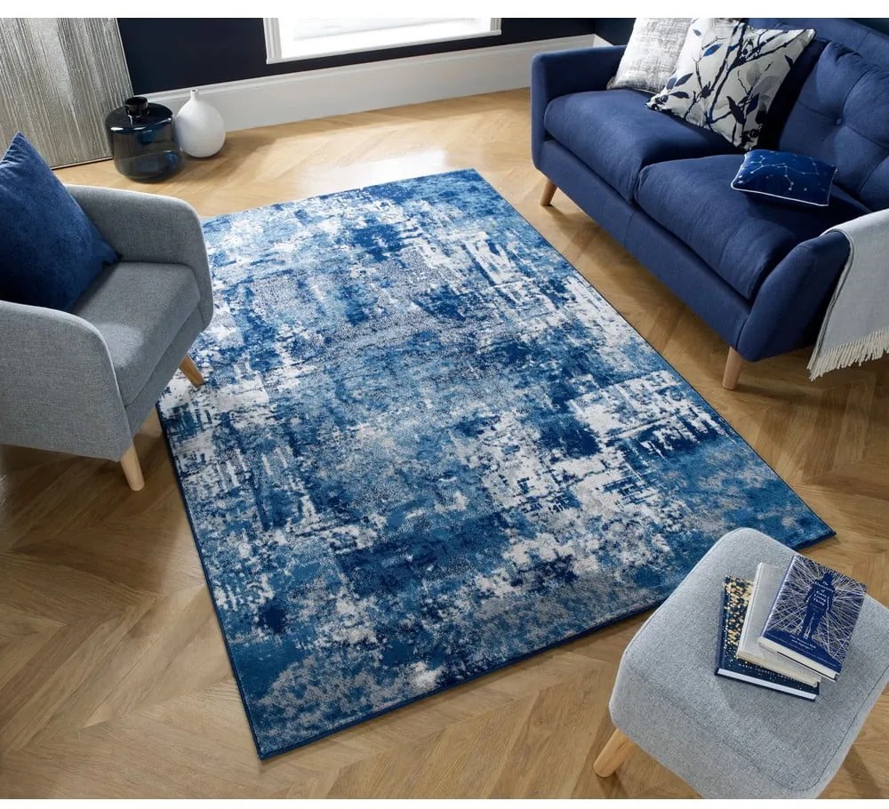 Modrý koberec 80x150 cm Cocktail Wonderlust – Flair Rugs