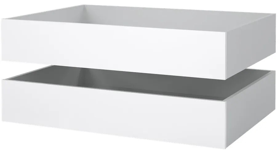 Biele zásuvky pod posteľ v súprave 2 ks 90x190/140x190 cm Naia – Tvilum