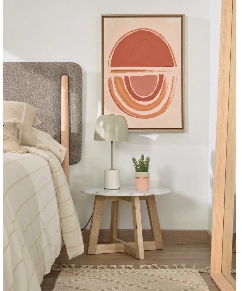 Béžová stolová lampa Kave Home Alish