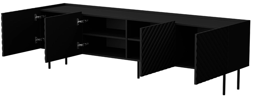 Cama TV stolík Lucia 200 - čierna