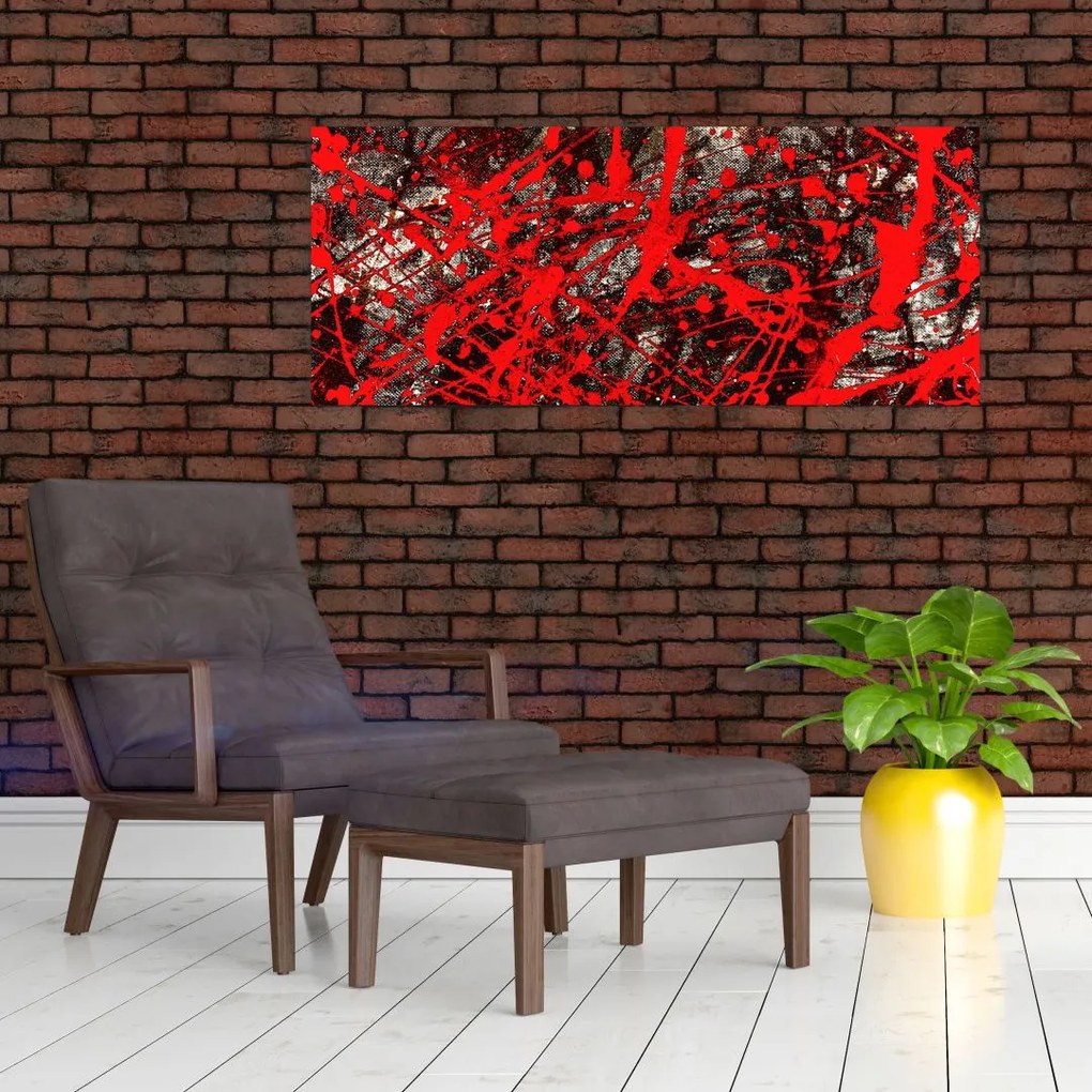 Obraz - Expresívne abstrakcie (120x50 cm)