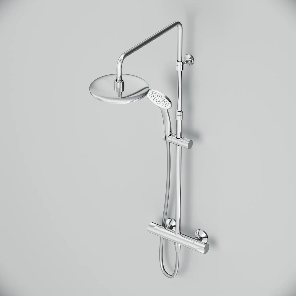 Sprchový systém AM.PM Hit F07TA400 s termostatickou sprchovou batériou, chróm