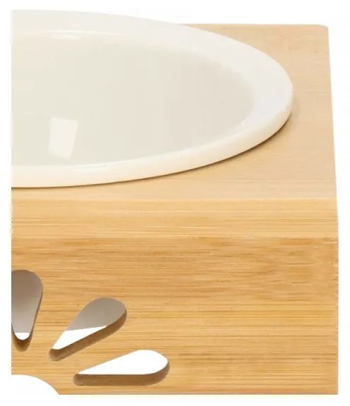 SPRINGOS Keramická miska so stojanom 14 cm pre psa / mačku SPRINGOS MAU