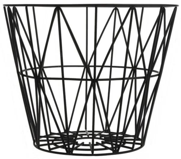 Ferm Living Kôš Wire Basket medium, black