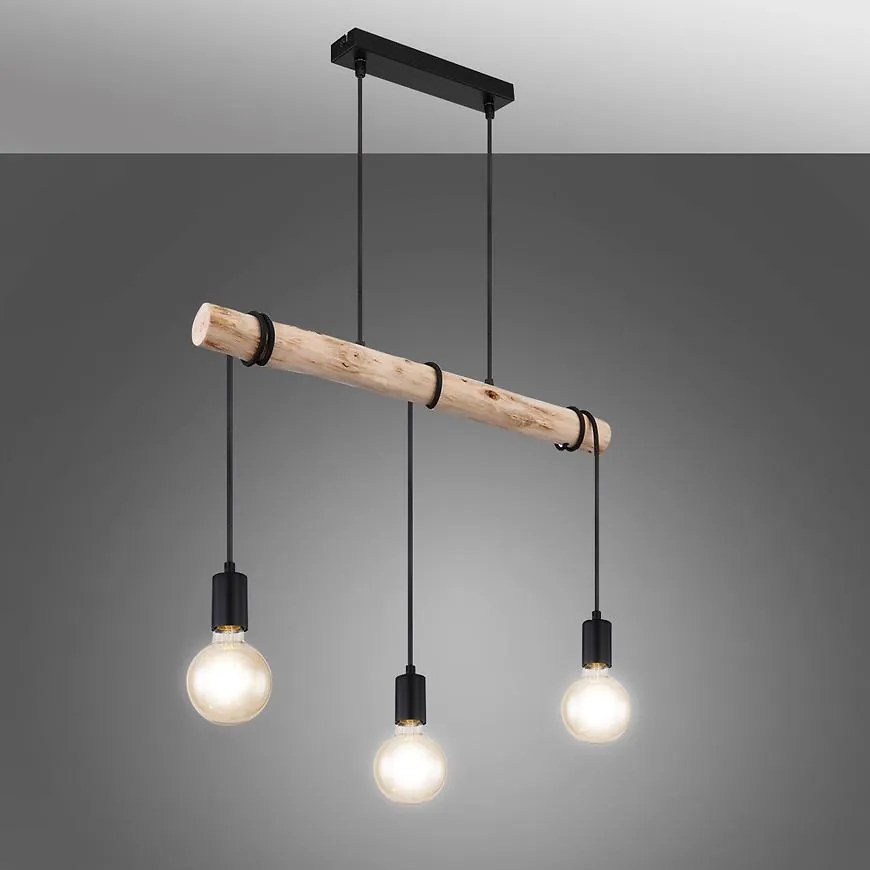 Luster 15539-3H drevo LW3