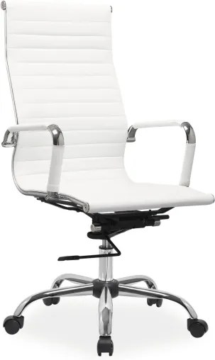 Biela kancelárska stoličkaQ-040