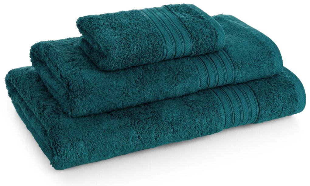 BAVLNENÝ UTERÁK AURA 50X90 CM TMAVOTYRKYSOVÁ