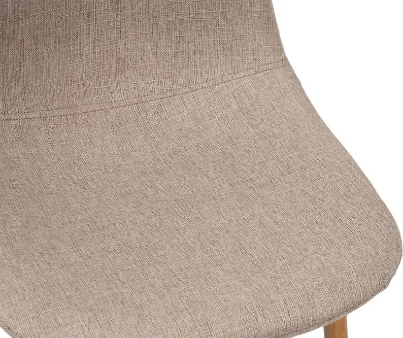 Jedálenský set 4x stoličky + stôl 120 cm AVENBERG NATURAL, béžová