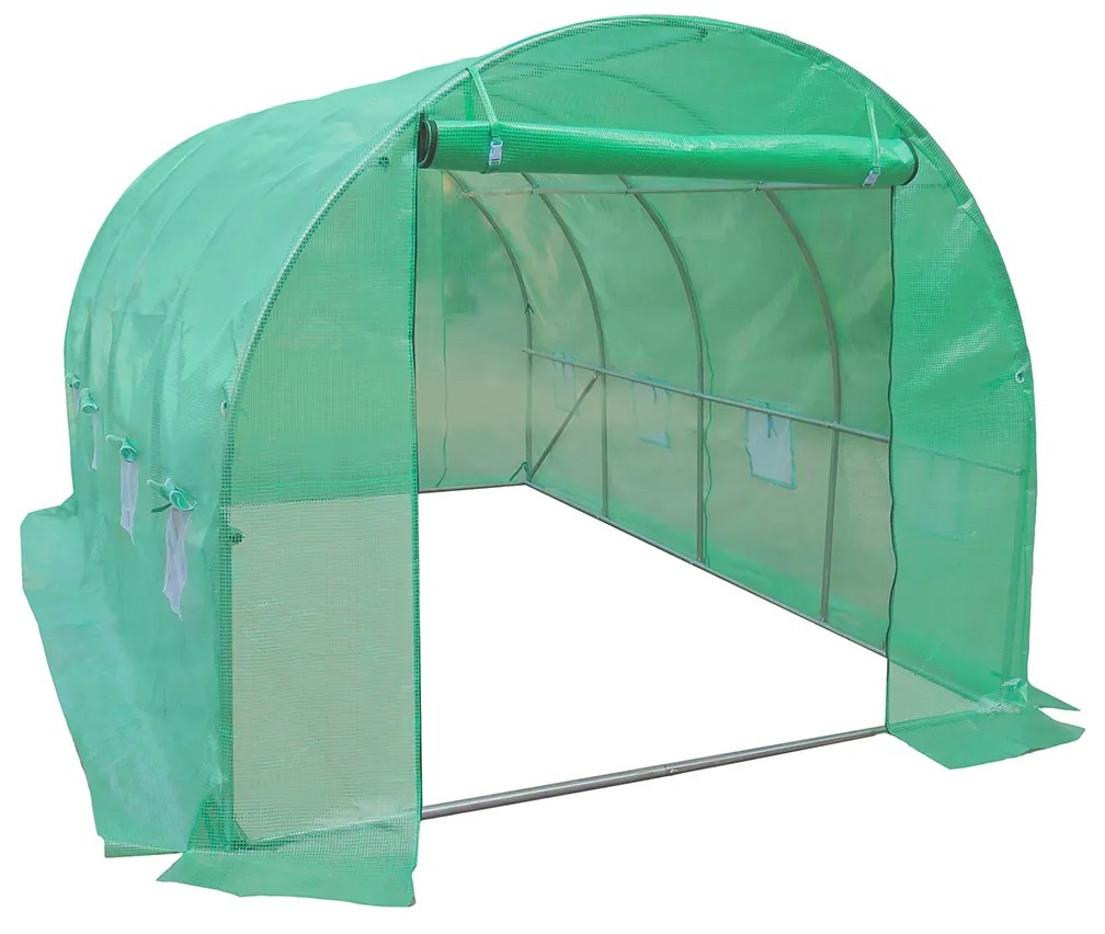 Záhradný fóliovník Greenhouse 450x300x200 cm - zelená