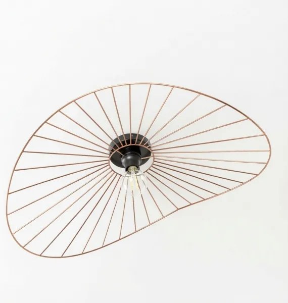 Brilagi - LED Prisadený luster CERIA WIRE 1xE27/40W/230V 60x80 cm bronz