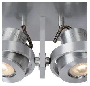 Lucide 17906/10/12 - LED bodové svietidlo LANDA 2xGU10/4,5W/230V chróm