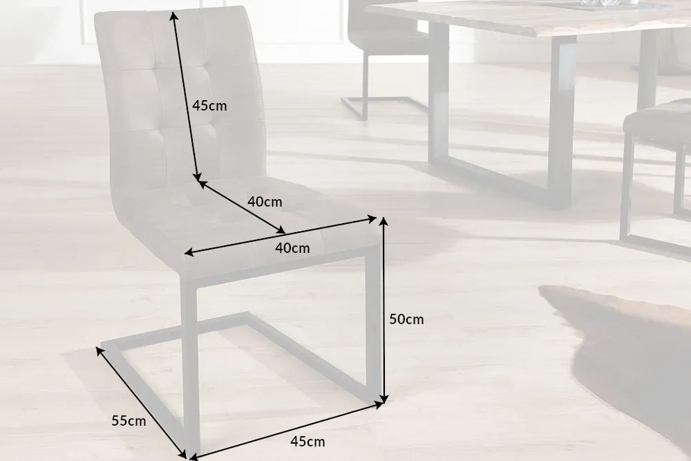 Stolička konzolová Oxford antique taupe