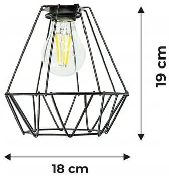 BERGE Závesné svietidlo 1x E27 DIAMOND LARGE