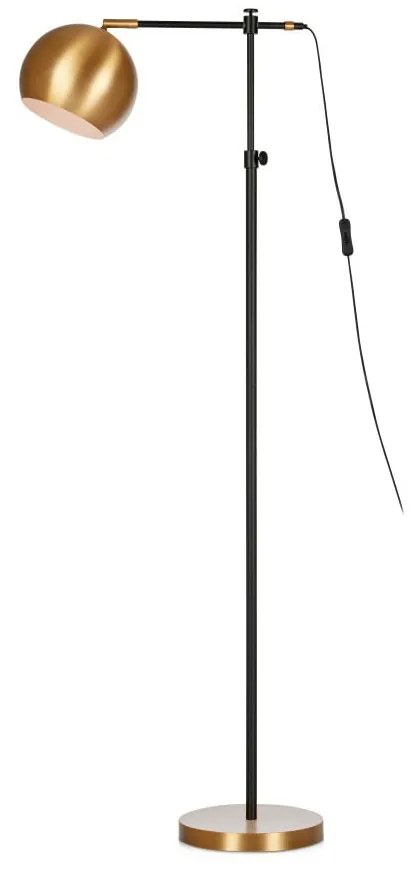 Čierno-bronzová voľne stojacia lampa Markslöjd Chester