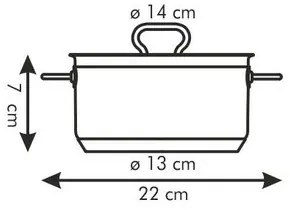 TESCOMA kastról HOME PROFI s pokrievkou ø14 cm, 1.0 l , 14 cm
