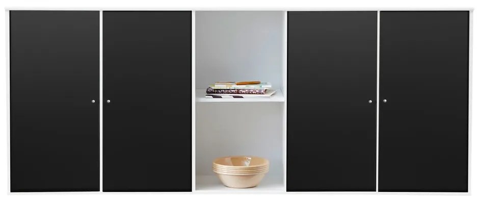 Biely modulárny policový systém 169x69 cm Mistral Kubus - Hammel Furniture