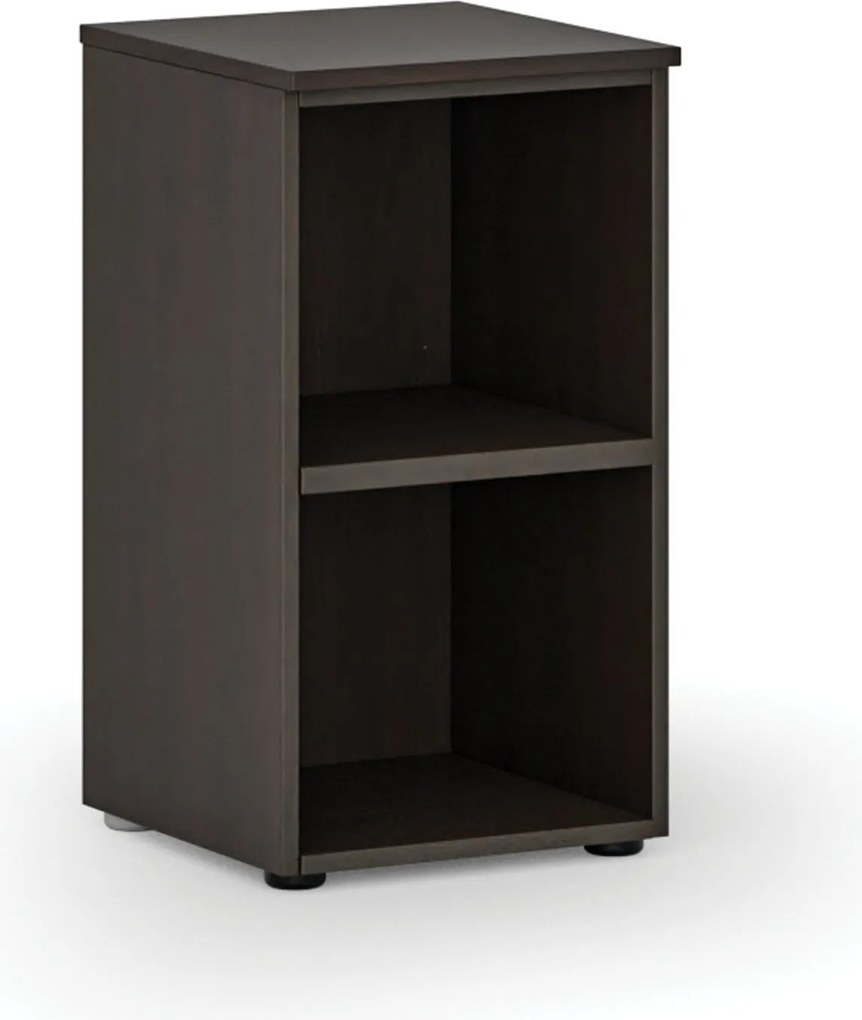 Kancelársky regál PRIMO WOOD, 400 x 420 x 740 mm, wenge